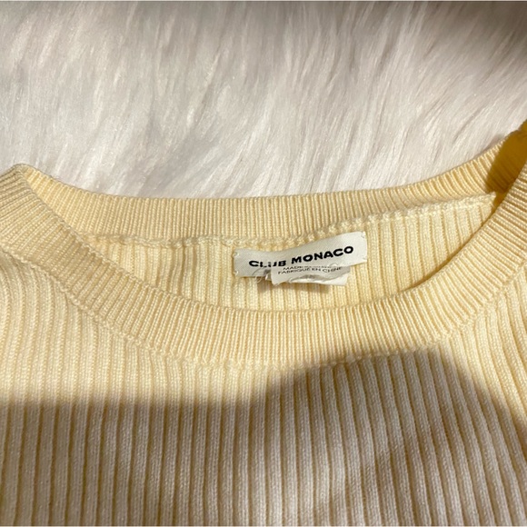 Club Monaco White knit dress - Picture 2 of 3